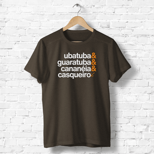 Camiseta Marrom Estonada